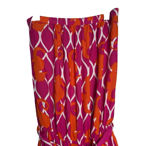 ESCAPADA Strapless Seahorse Alia Jumpsuit in Pink/Orange Size XS — NWT - Picture 6 of 10